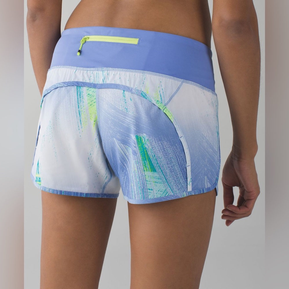 Lululemon Run Times Shorts size 4 Wind Chill Lullaby